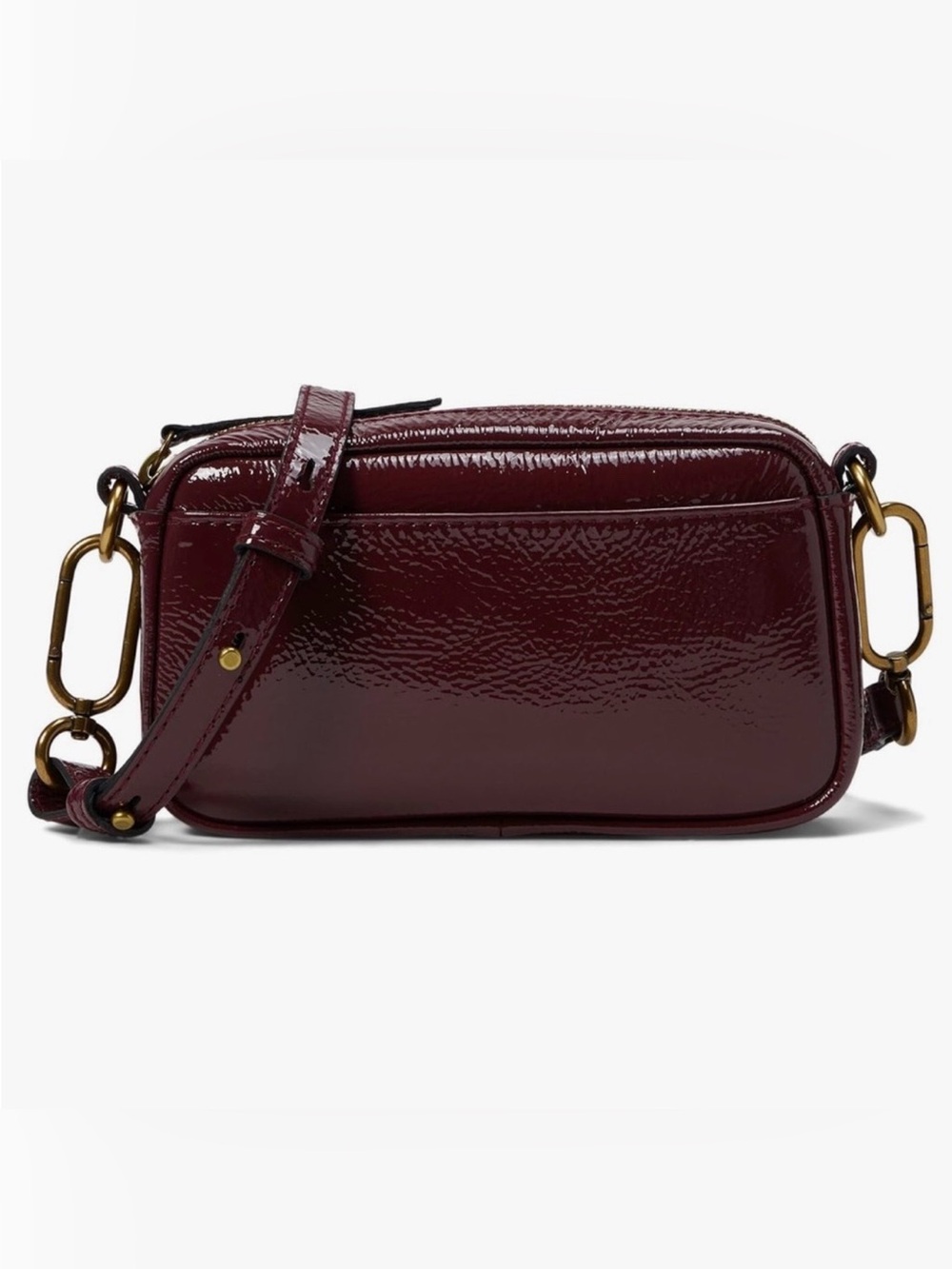 Madewell The Carabiner Mini Crossbody Bag in Patent
